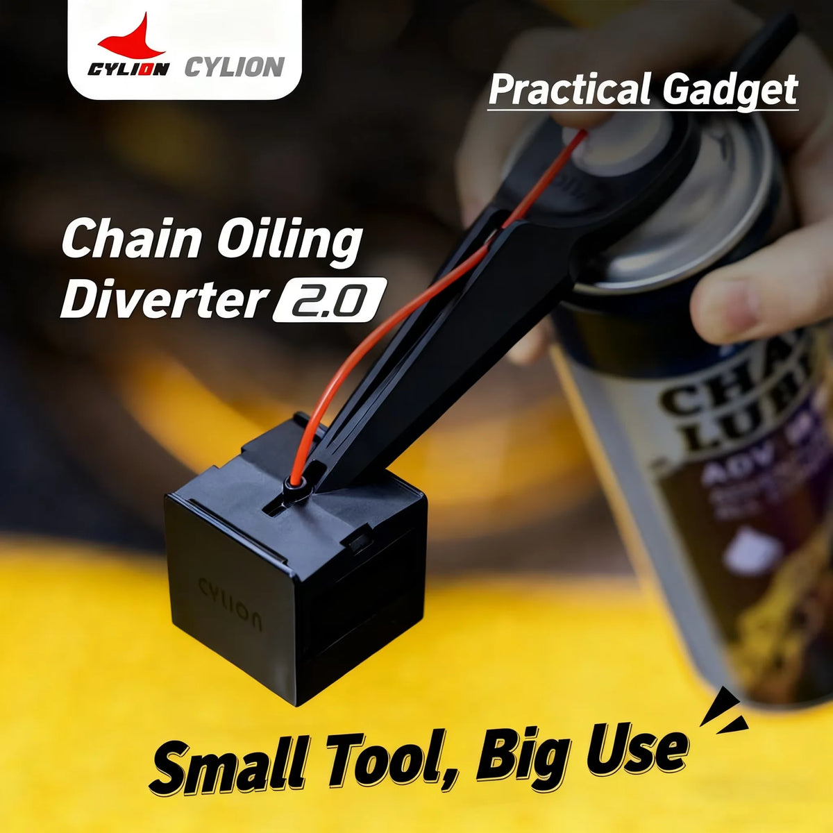 Upgrade 1/2PCS Motorcycle Chain Oiler Spray Lube Oiler Tool Mess-Free