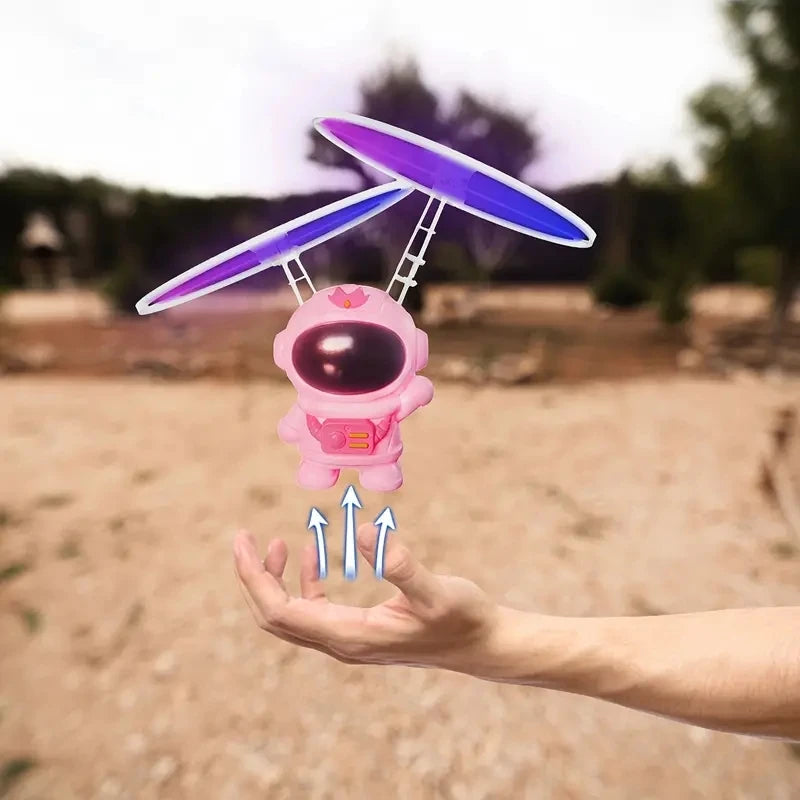 Mini Astronaut Drone Cartoon Spaceman Flying Robot Toys with USB