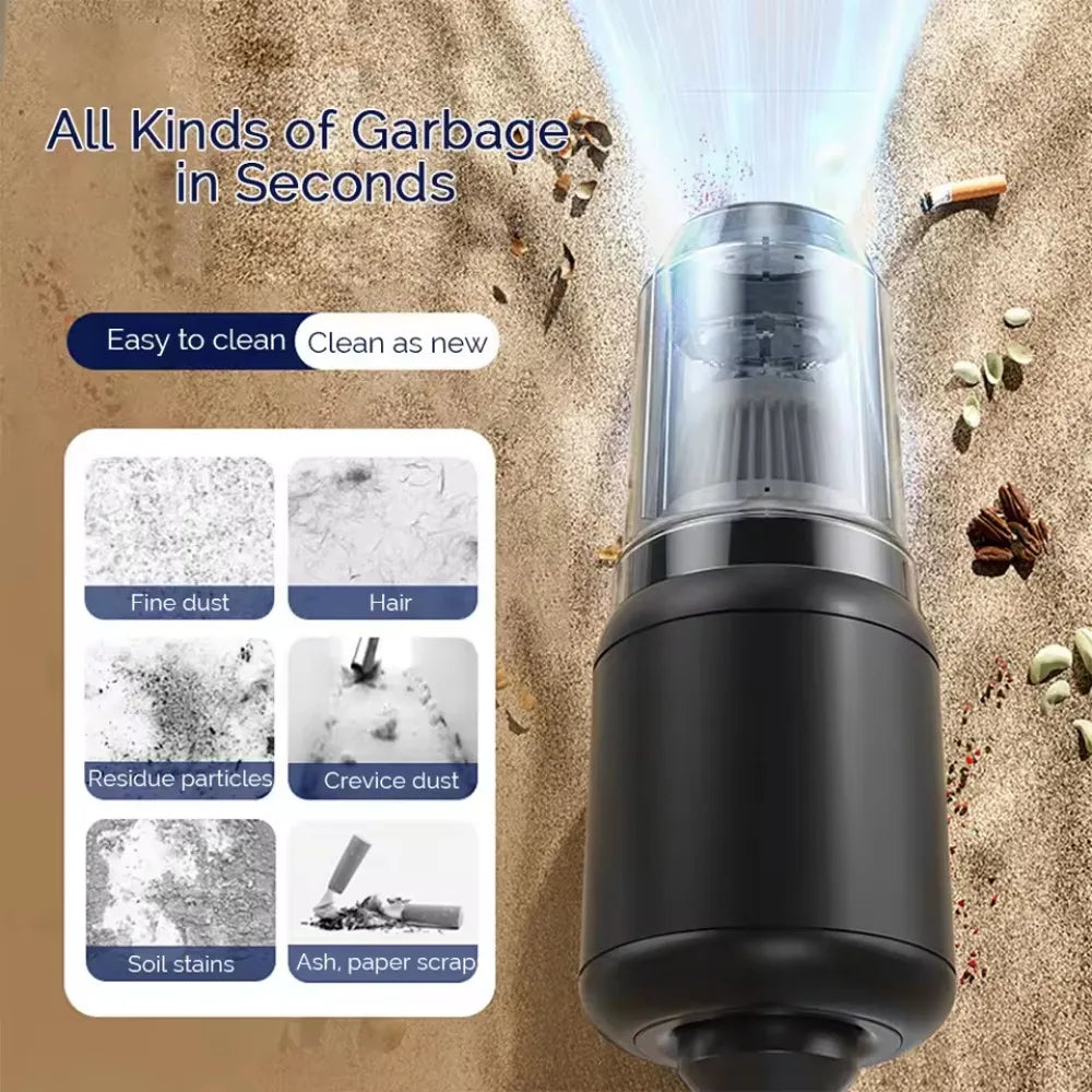 Car Vacuum Cleaner 5 in1 Lightweight Force Tool Machine for Bathroom