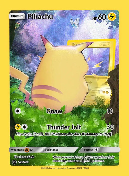 Cartoon Anime Pokemon Ptcg Self-Control Mewtwo Pikachu Collect Trading