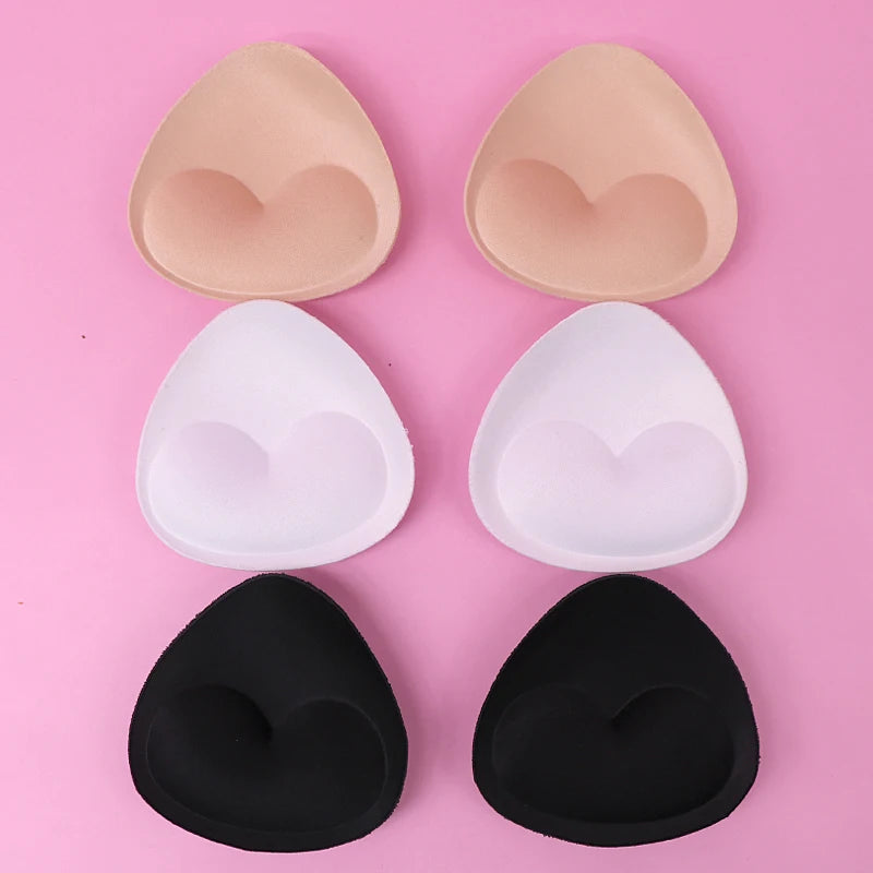 1Pair Sponge Push Up Bra Pads Set for Women Invisible Insert Swimsuit