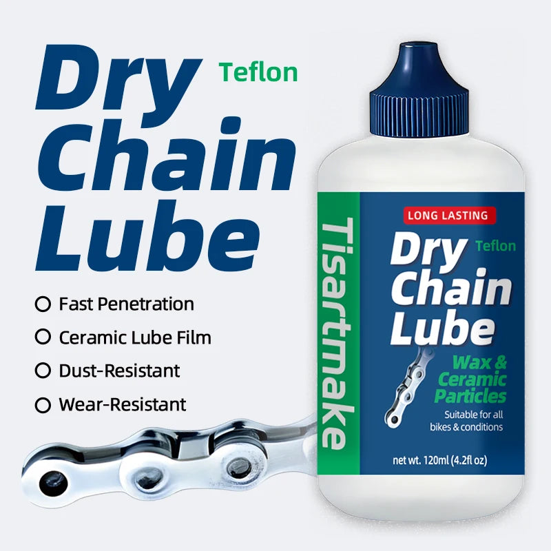 120ML Bicycle Chain Waxy Maintenance Oil Squirt MTB Road Bike Waxy Dry