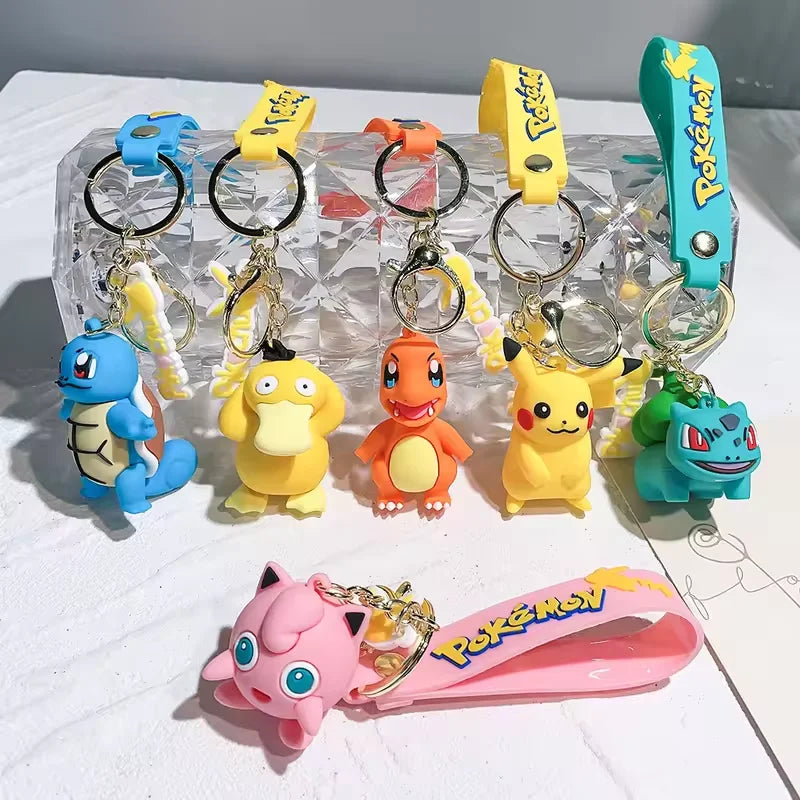 Original Pikachu figurine fashionable cartoon keychain Pokémon anime