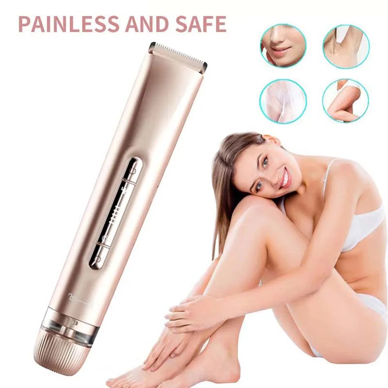Double Head Electric Shaver Portable Body Epilator 2 in 1 Lady