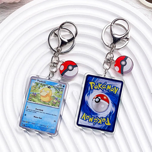 Pokémon Characters Pikachu Bulbasaur Jigglypuff Acrylic Keychain Bag