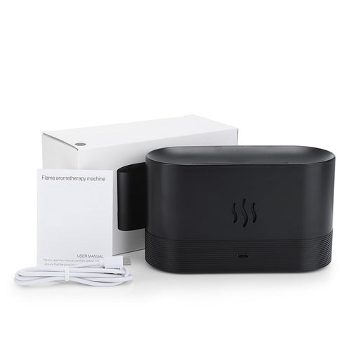 Flame Essential Oil Diffuser Air Humidifier Aromatherapy Fragrance and