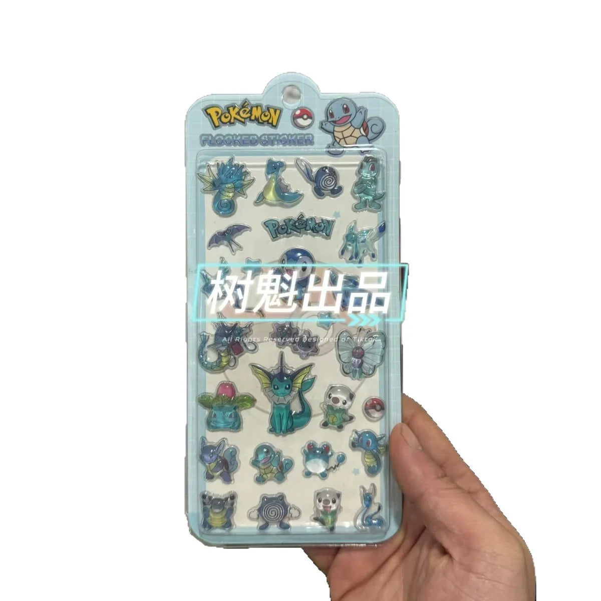 Pokémon 3D Stereoscopic Crystal Stickers Children's Creative Handbooks