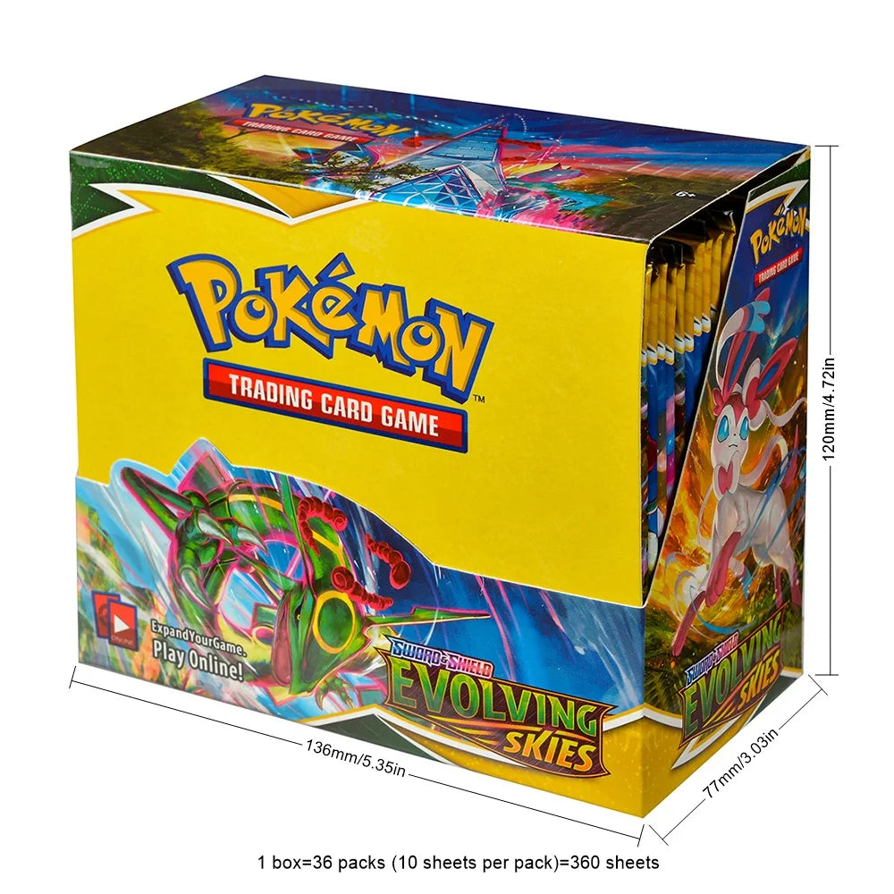 360Pcs English Pokémon TCG: Sword Shield Evolving Skies Booster Box