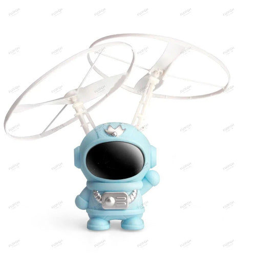 Levitating Luminous Flying Robot Astronaut Toy Aircraft