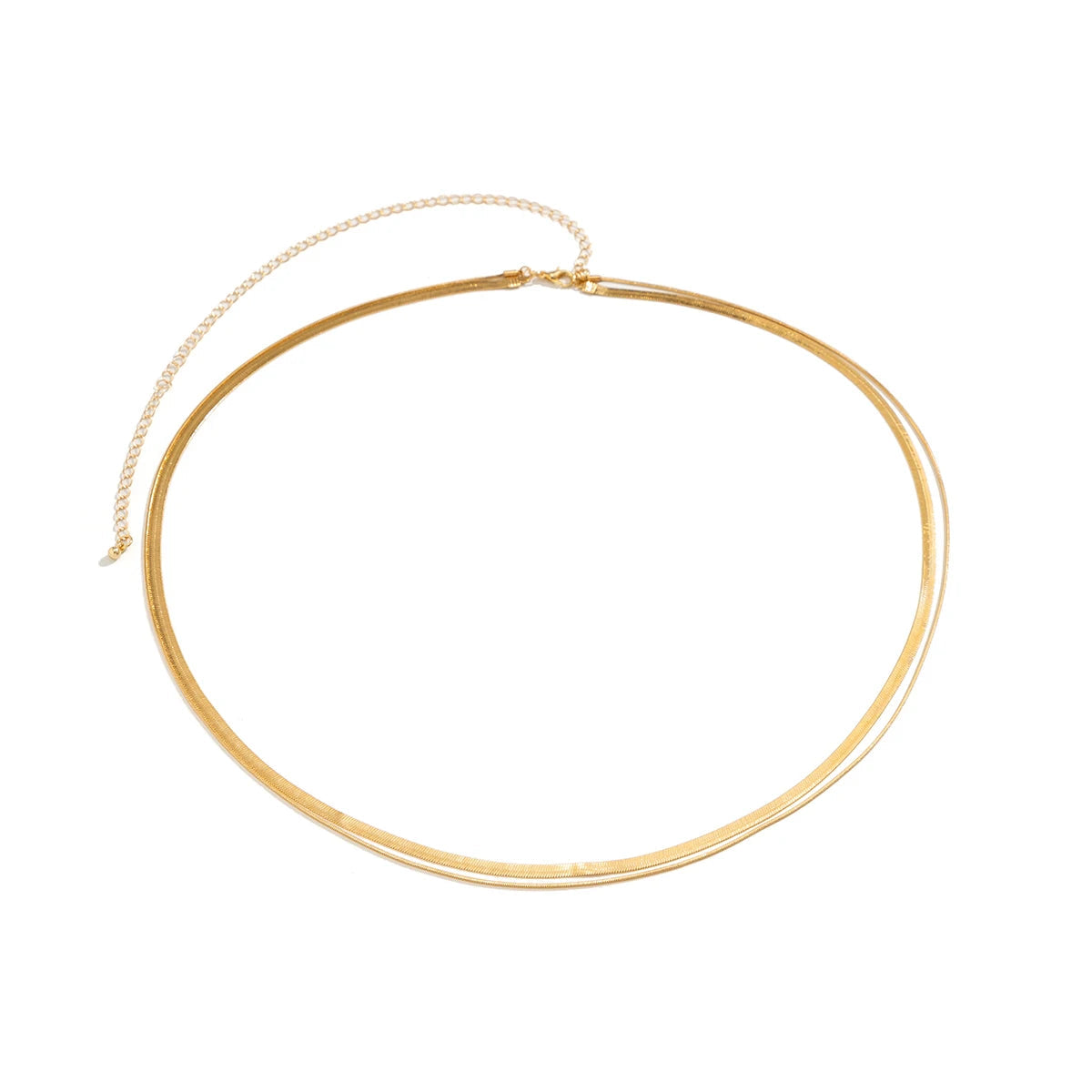 Ingemark Sexy Flat Snake Chain Waist Belly Belt for Women Summer Beach