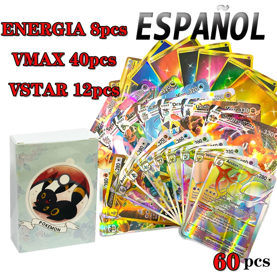 NEW Spanish Pokemoned Cards English French CROWN ZENITH SILVER TEMPEST
