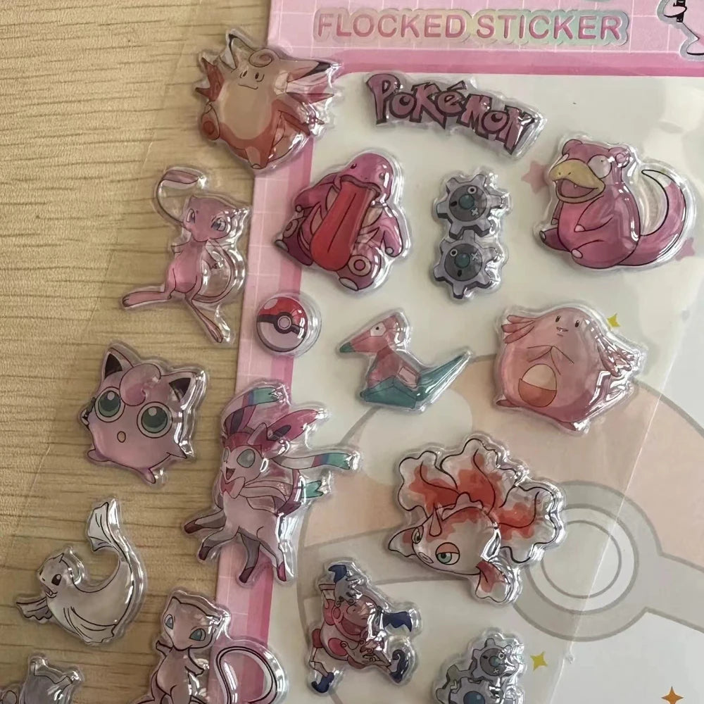 Pokémon Sticker Cute Cartoon Creativity Journal Ornament New Fashion