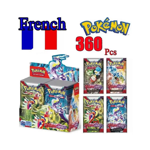 360 Pcs French Pokemon Card Surging Sparks Obsidian Flames Brilliant