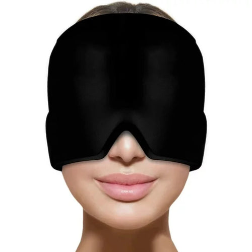 Gel Cold Ice Cap Head Heat Treatment Head Wrap Face Mask Massage Sleep