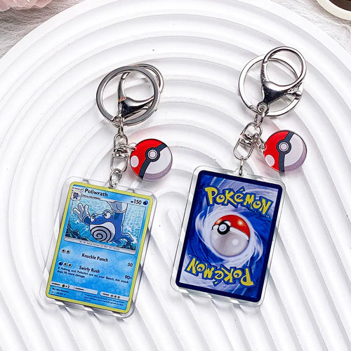 Pokémon Characters Pikachu Bulbasaur Jigglypuff Acrylic Keychain Bag