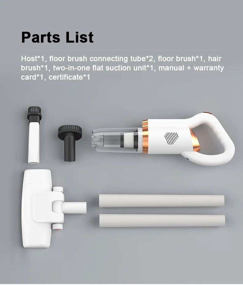 Electric Handheld Vacuum Cleaner Wireless Sweeper Powerful Cordless