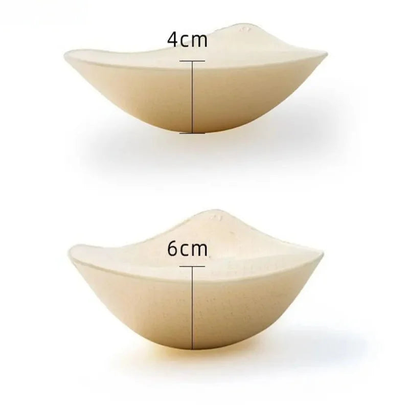 2PCS Thick Push Up Bra Pads - Latex Removable Breast Enhancer Inserts