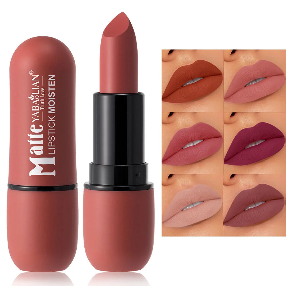 Matte Lipstick Long-Lasting Waterproof Classic High Pigment Velvet