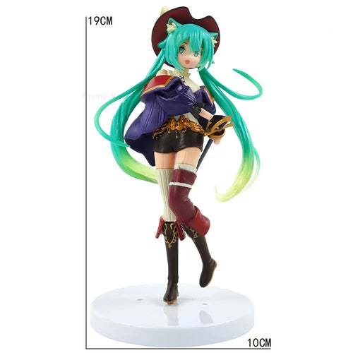 Anime Hatsune Miku Figure Wedding Dress Action Figures Kawaii Swimsuit