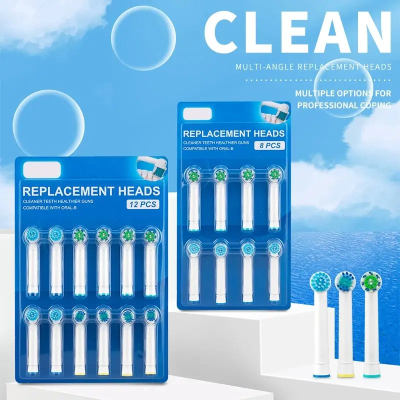 8pcs Replacement Brush Heads For Oral-B Electric Toothbrush Advance