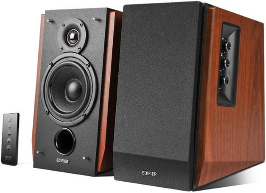 EDIFIER R1700BT Bluetooth Lifestyle Bookshelf Studio Speakers Brown -