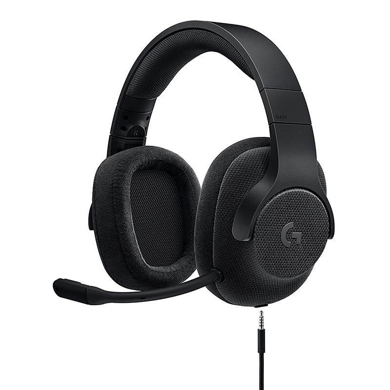 LOGITECH G433 7.1 Surround Sound Wired Gaming Headset - Black (LS)