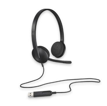 Logitech H340 Plug-and-Play USB headset with Noise Cancelling