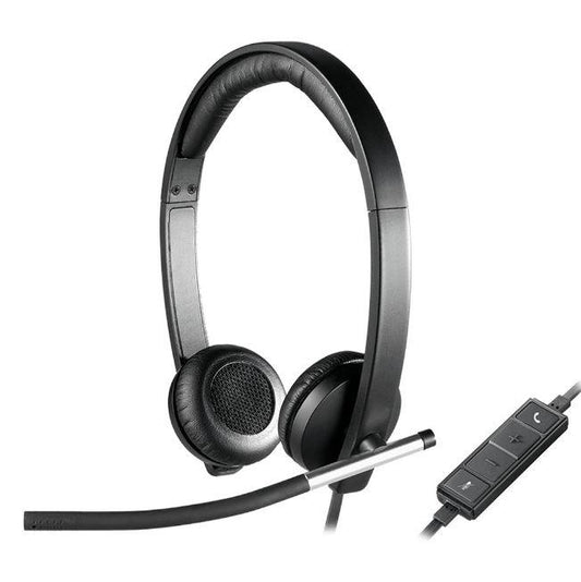 Logitech H650E Wired Headset Stereo with Noise Canceling Microphone