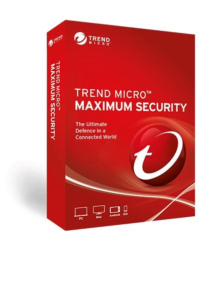 TREND MICRO Micro Maximum Security (1-5 Devices) 24mth RetailÂ Mini