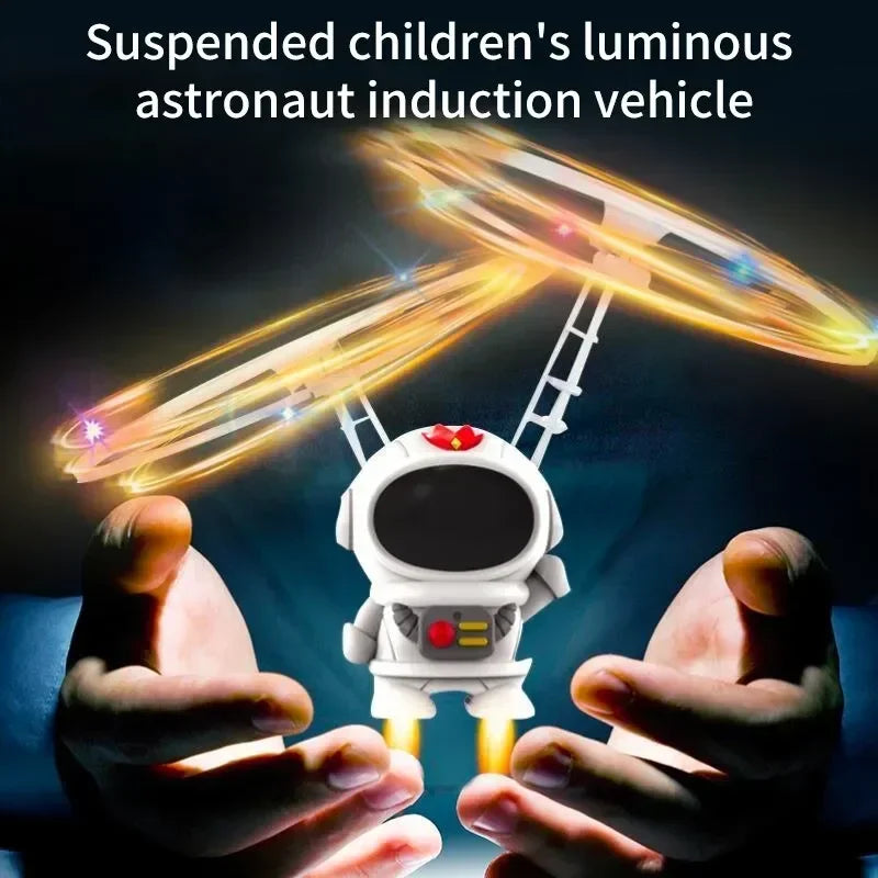 Levitating Luminous Flying Robot Astronaut Toy Aircraft