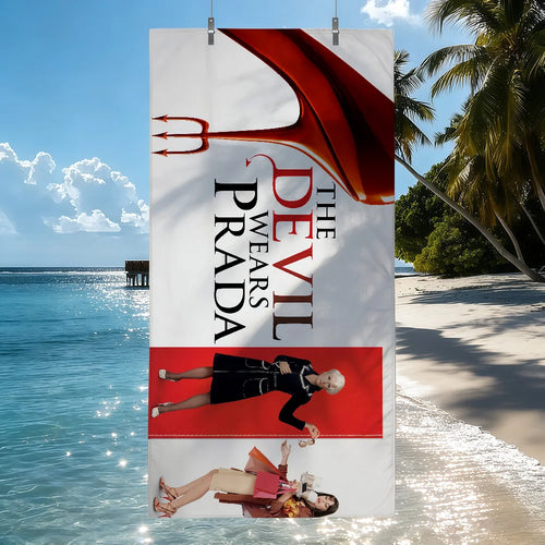 Movie The Devil Wears P-Pa-Prada-S 2 Towel Quick Drying Beach Towels