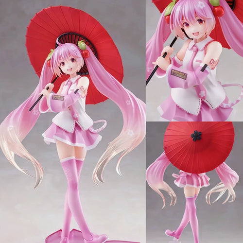 Anime Hatsune Miku Figure Wedding Dress Action Figures Kawaii Swimsuit