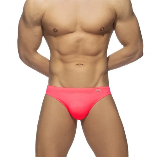 Solid Push up Men Neon Swim Bikni Brief Trunks Unerwear Sexy Swimwear