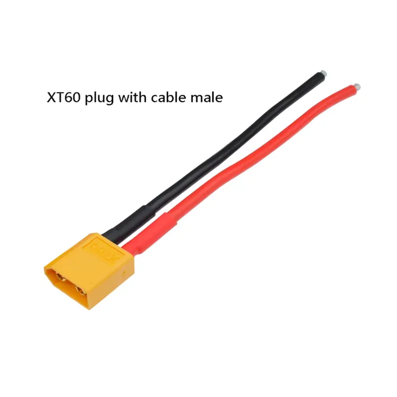 4pcs XT60 Battery Male Female Connector Plug 10cm 14AWG Silicone Wire