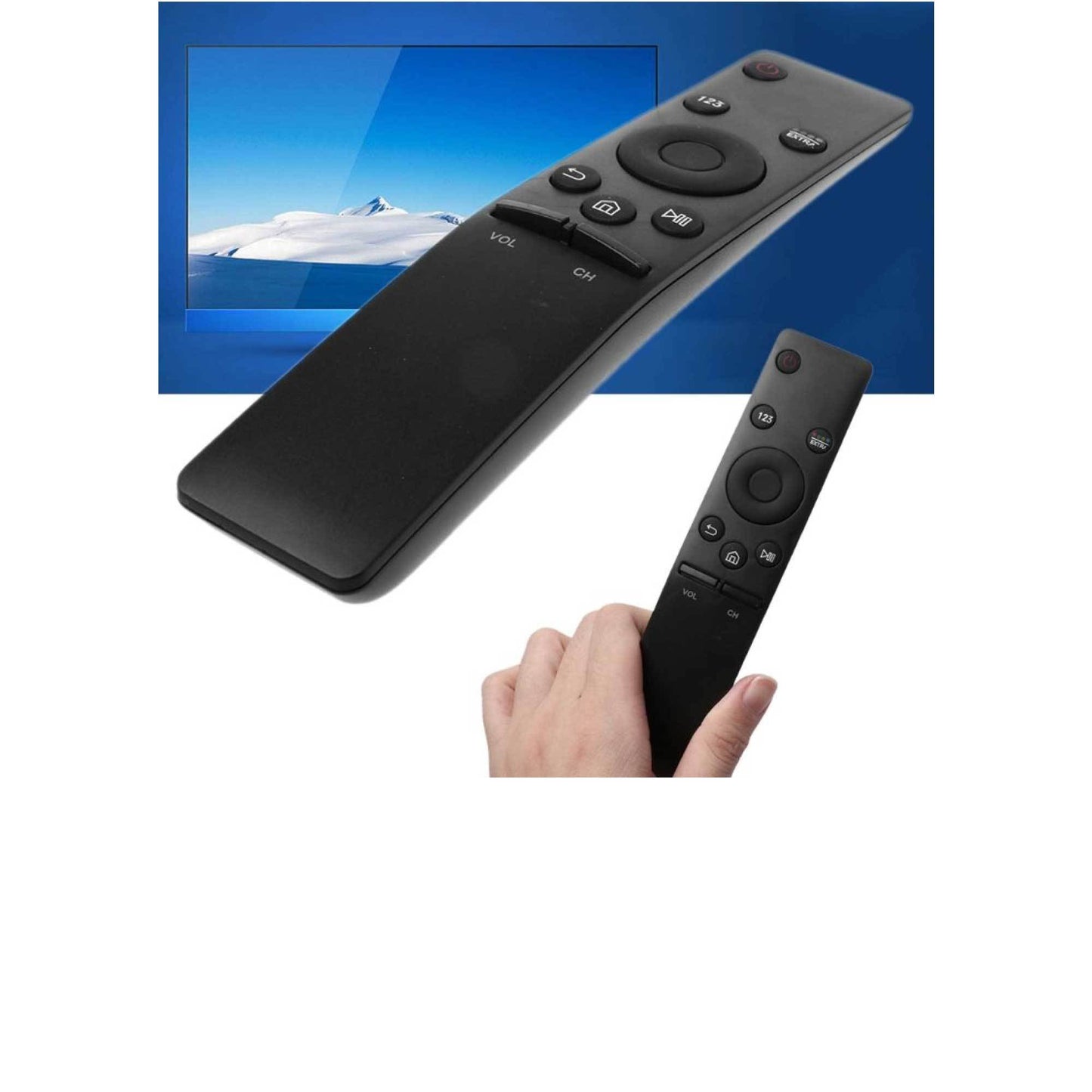 Chunghop 4K UHD Remote Replacement For Samsung Control  BN59-01259B No