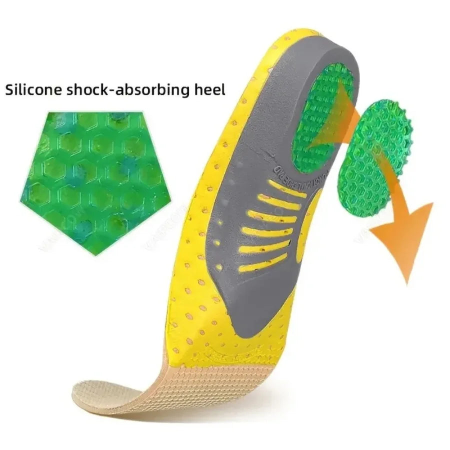 1Pair Orthopedic Insoles Orthotics Flat Foot Health Sole Pad For Shoes