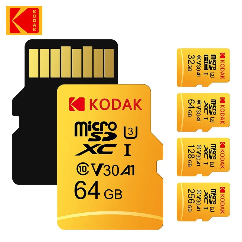 Original KODAK MicroSD Card 64GB 32GB Memori Memory Card C10 TF Micro
