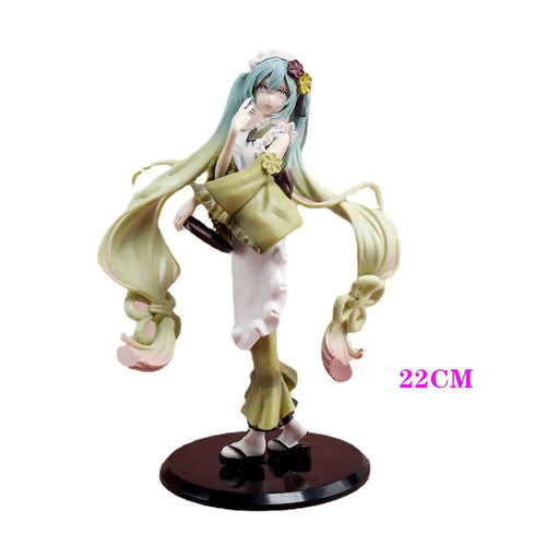 Anime Hatsune Miku Figure Wedding Dress Action Figures Kawaii Swimsuit