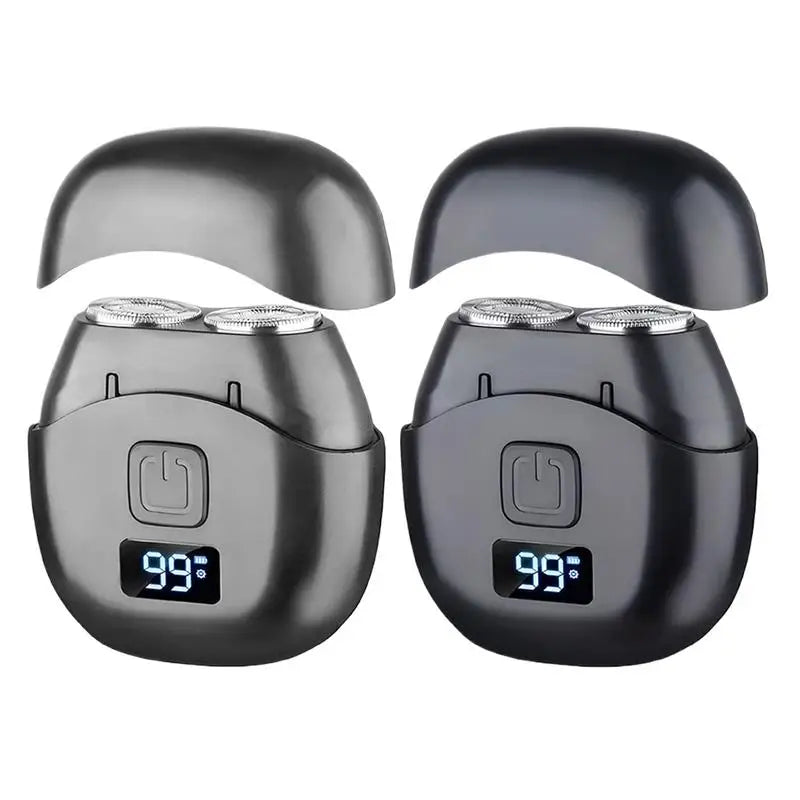 Mini Electric Shaver Double Head Men's Razor Beard Trimmer Shaver  Men