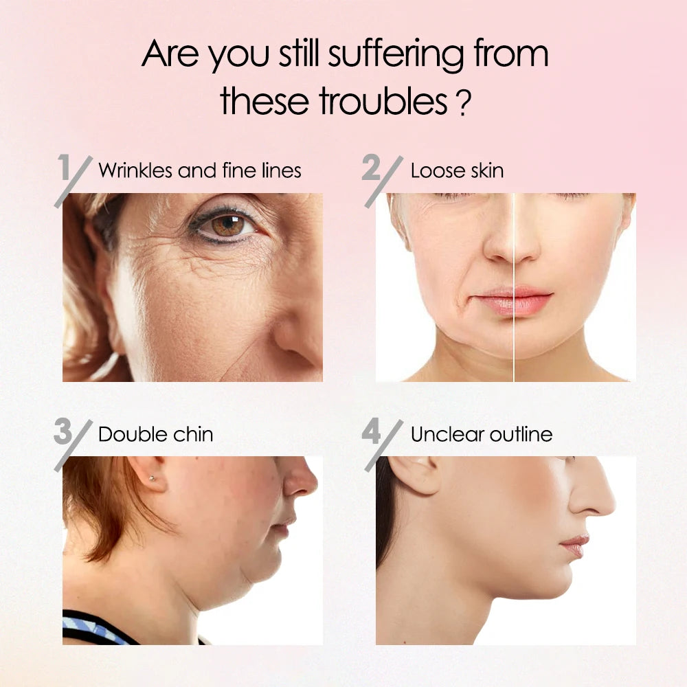 EMS V-Line Facial Lifting Device Hot Compress Face Slimming Machine