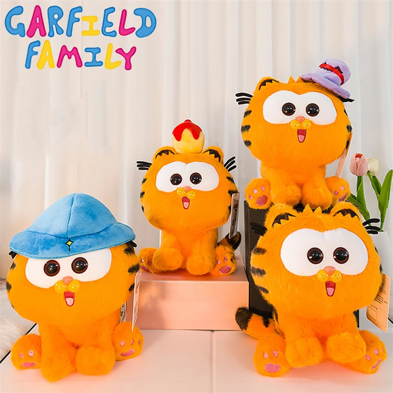 Original Garfield Cat Anime Plush Toys Cute Garfield Family Odie