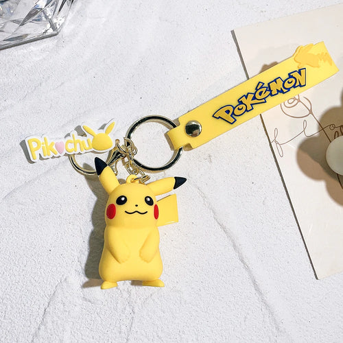Pokemon Keychain Pikachu Anime Action Figure Toy Kawaii Cartoon