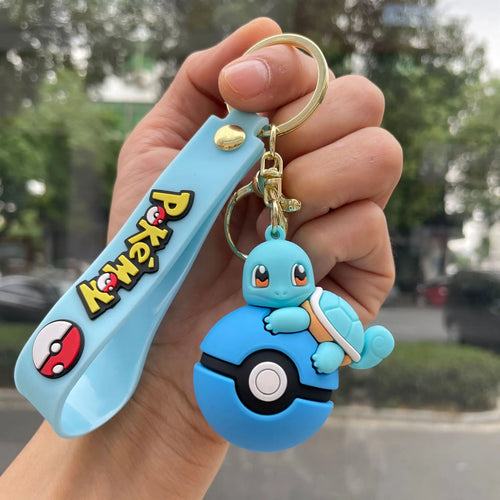 New Pok é mon Pok é Ball Pikachu Keychain, Pok é mon Cute Key Widget,