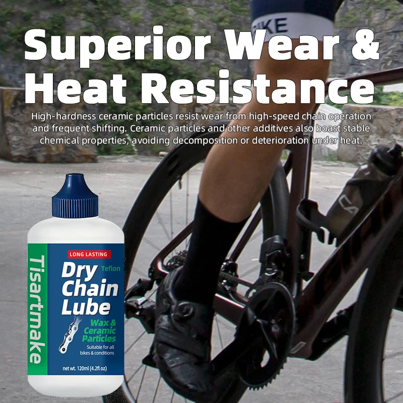 120ML Bicycle Chain Waxy Maintenance Oil Squirt MTB Road Bike Waxy Dry