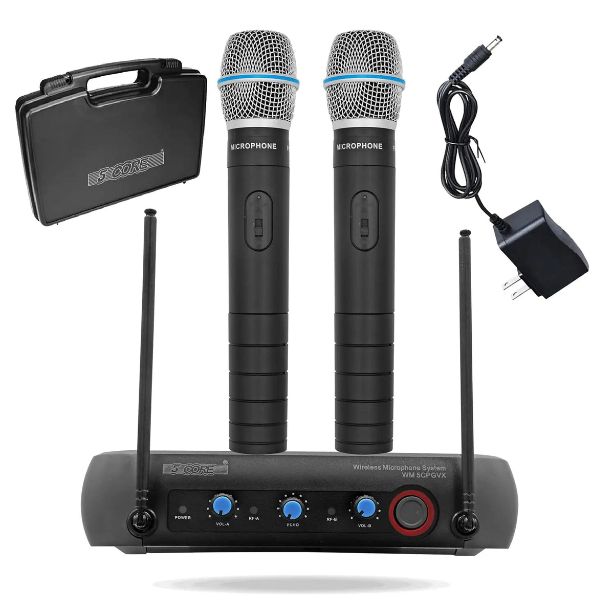 5Core Professional Wireless Microphone VHF Fixed Frequency Microfono