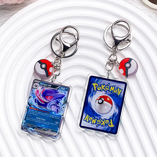 Pokémon Characters Pikachu Bulbasaur Jigglypuff Acrylic Keychain Bag