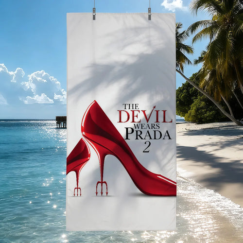 Movie The Devil Wears P-Pa-Prada-S 2 Towel Quick Drying Beach Towels
