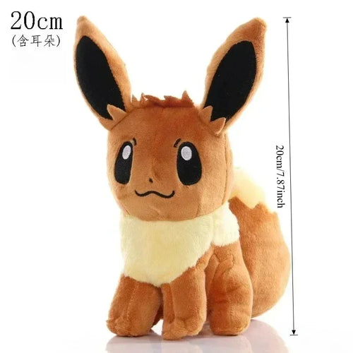 16-25CM Pokémon Plush Toy Pikachue Gengar Raichu Squirtle Eevee