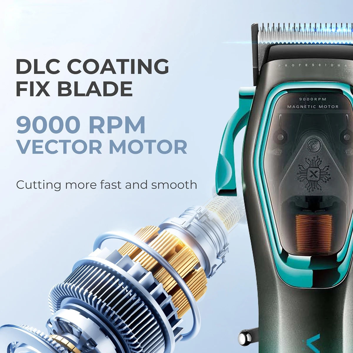 Hair Trimmer Professional Hair Clipper Rechargeable Haircut Machine
