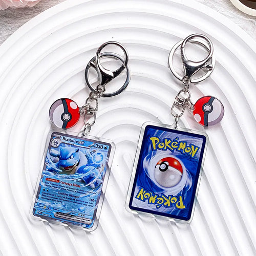 Pokémon Characters Pikachu Bulbasaur Jigglypuff Acrylic Keychain Bag